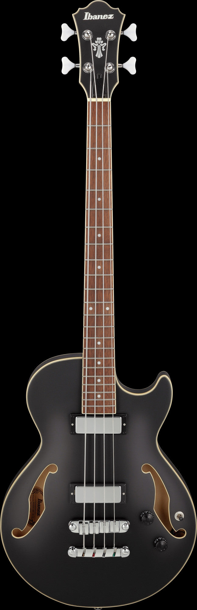 IBANEZ Artcore Hollow Body Bass 4-String - Black Flat