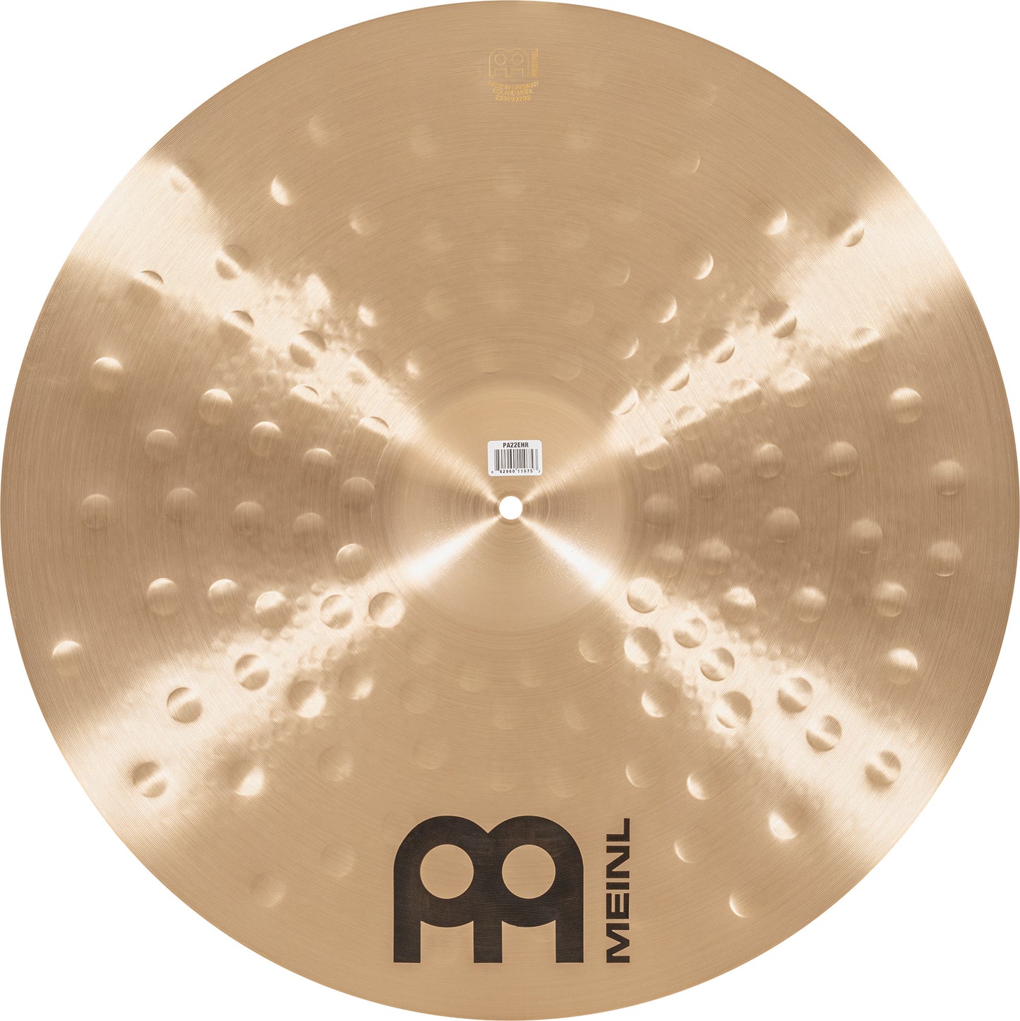 MEINL Cymbals Pure Alloy Extra Hammered Ride - 22"