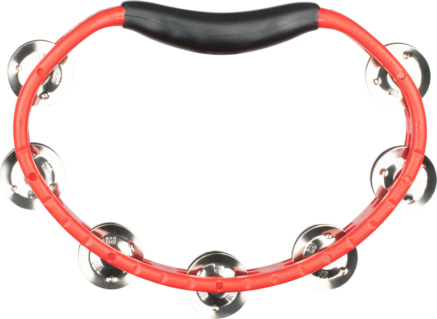 MEINL Percussion Headliner® Series Molded ABS Dual-Row Tambourine - Red