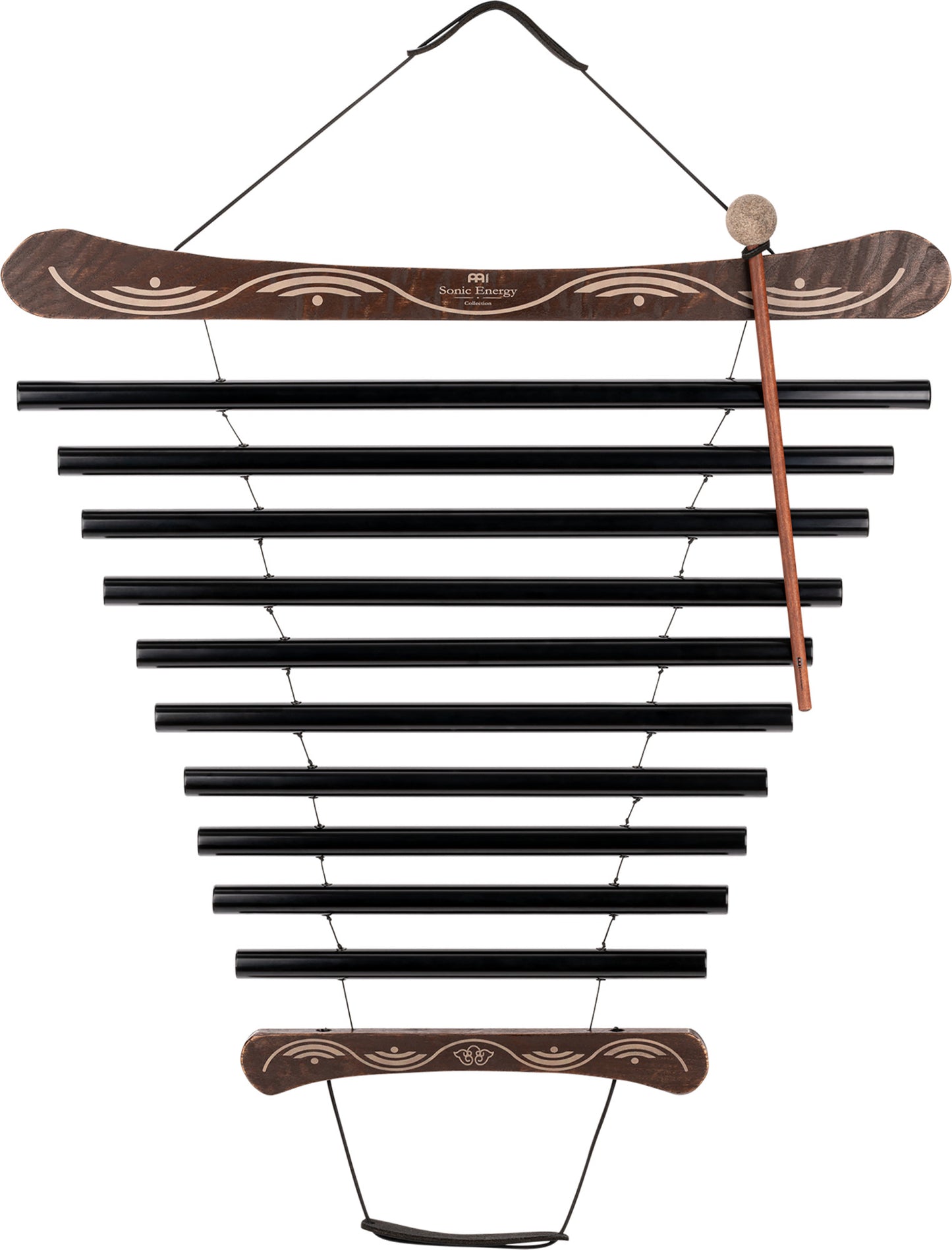 Meinl Sonic Energy Meditation Flow Chime 38"/95 cm - 432 Hz/10 Töne/E Moll - Schwarz