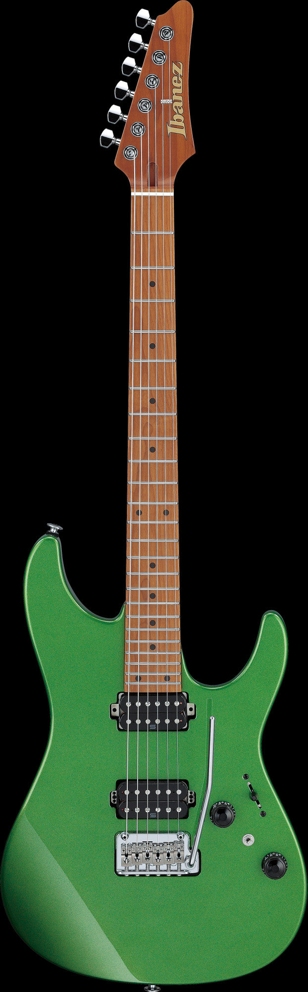 IBANEZ Prestige AZ E-Gitarre 6-String - Apple Green Metallic + Koffer