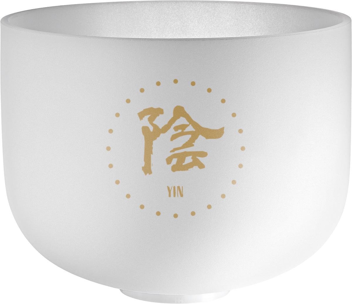 MEINL Sonic Energy 12" TCM Crystal Singing Bowl, Yin 210.42 Hz