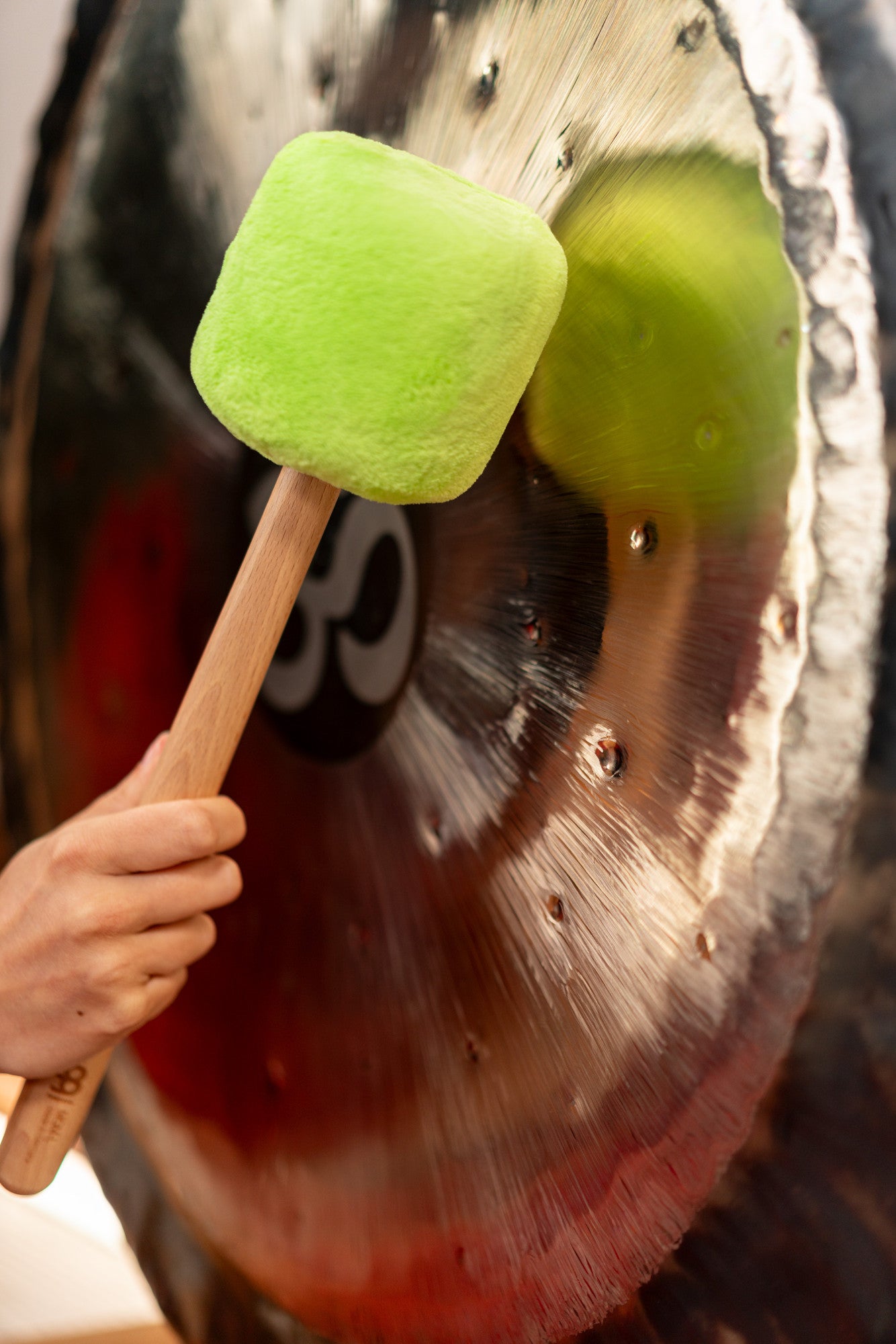 Meinl Sonic Energy Gong Schlägel - groß - Pure Green