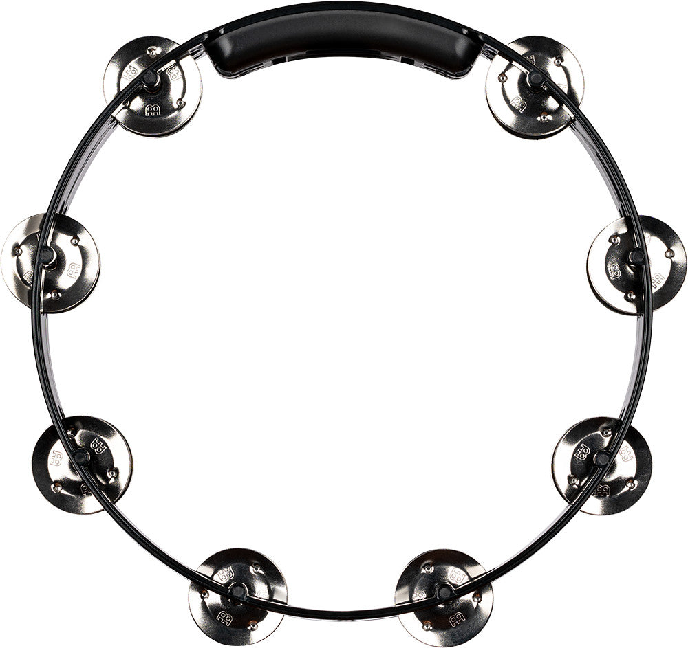 MEINL Percussion Headliner® Series Molded ABS Tambourine - 10" Black