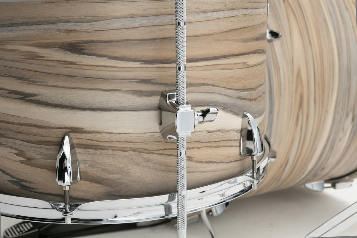 TAMA Imperialstar Floor Tom 18" x 16" - Natural Zebrawood Wrap/Chrome HW