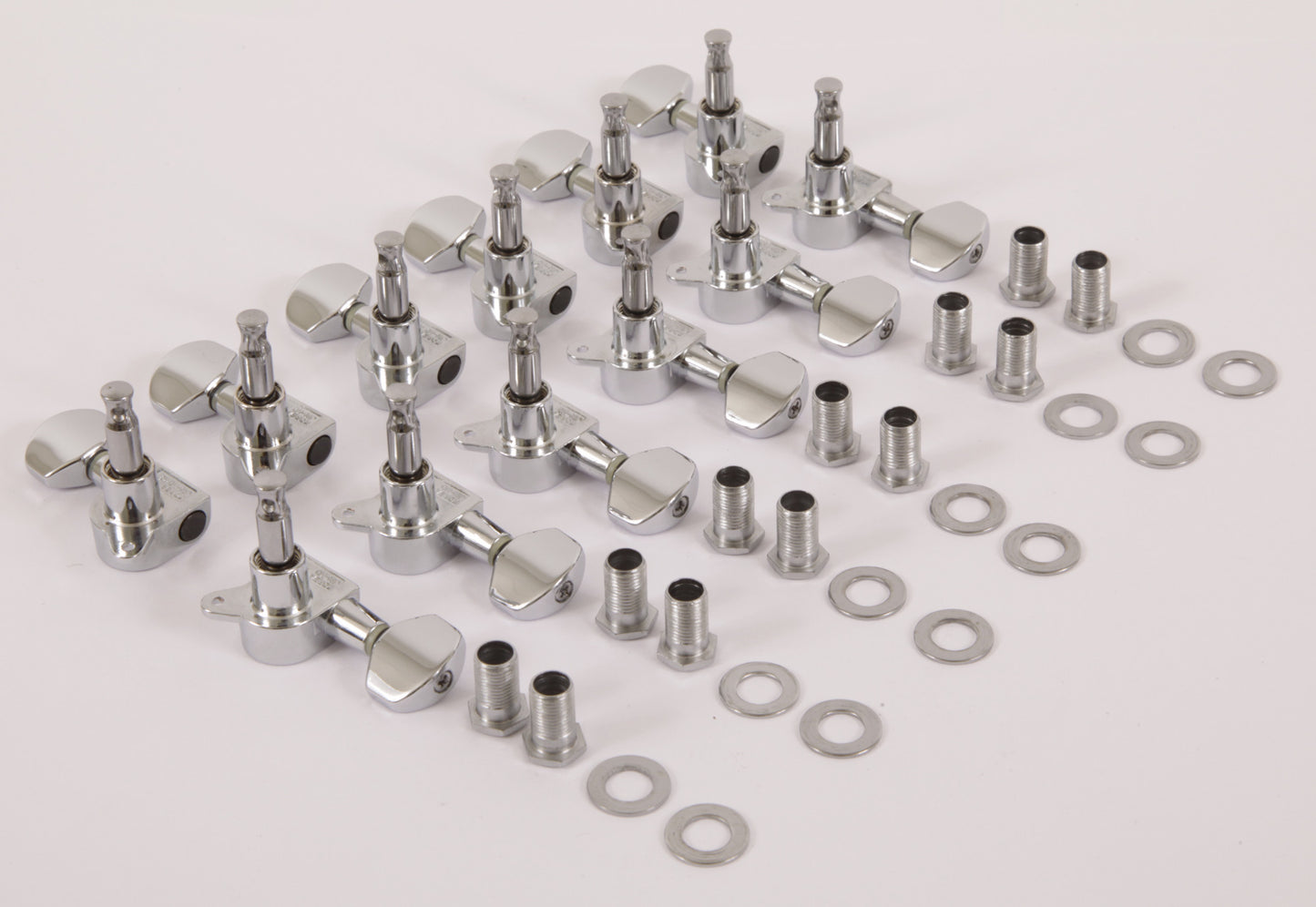 IBANEZ acoustic guitar machine head tuner set - 6 x left/6 x right in chrome