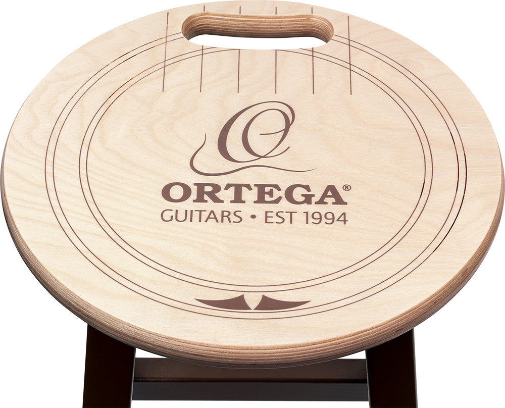 ORTEGA Wood-Bar-Stool 24"/61cm - Natural/Brown