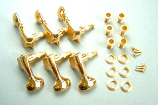 IBANEZ Mechanikensatz - für 6 String Halbakustik Gitarren gold