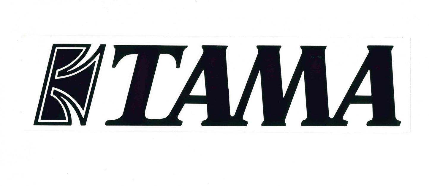TAMA Logo Sticker 60mm x 280mm - schwarz