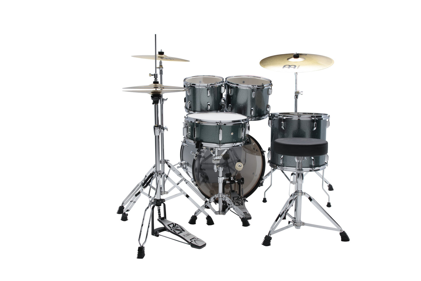TAMA Stagestar Drum Set 5 pcs (20" BD) - Sea Blue Mist/Chrome HW + MEINL Cymbals BCS Cymbal Set