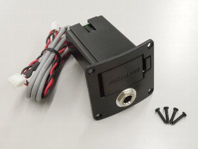 IBANEZ Output Jack + Battery Combo Fishman