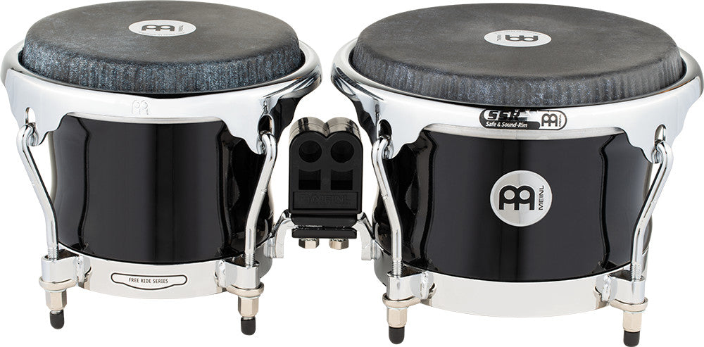 MEINL Percussion Fibercraft Fiberglass Bongo 7" Macho & 8 1/2" Hembra -Black