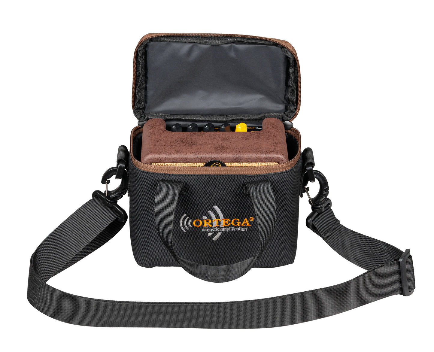 ORTEGA Amplification Series Bluetooth-Verstärker/Lautsprecher mit Effekten – 12 Watt + Gig Bag
