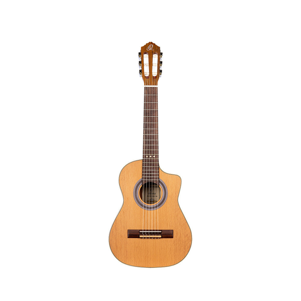 ORTEGA Requinto Series Pro 1/2 Acoustic Guitar 6-String - Natural + Gig Bag