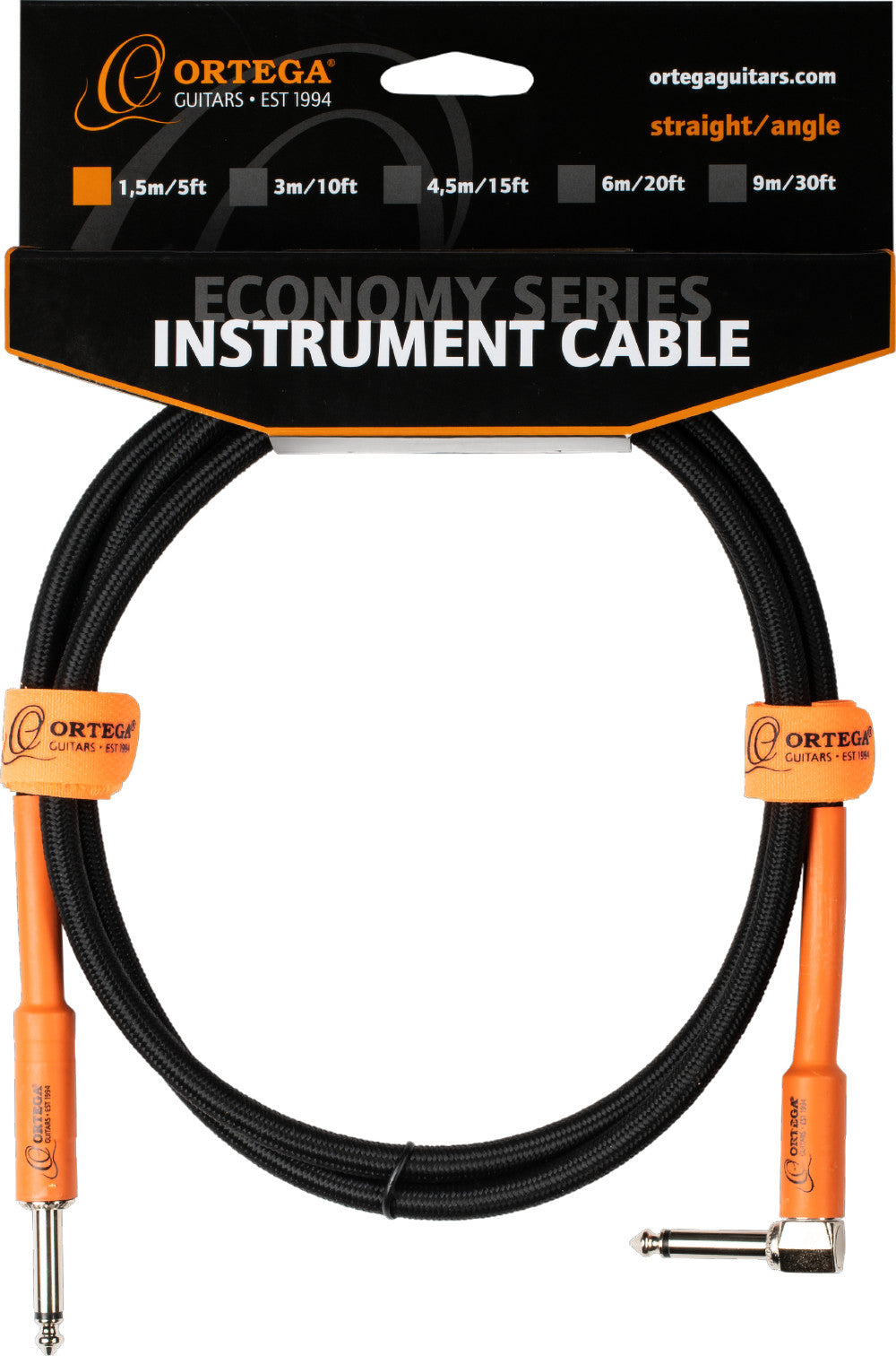 ORTEGA Economy Series Instrumentenkabel - 1,5m / 5ft
