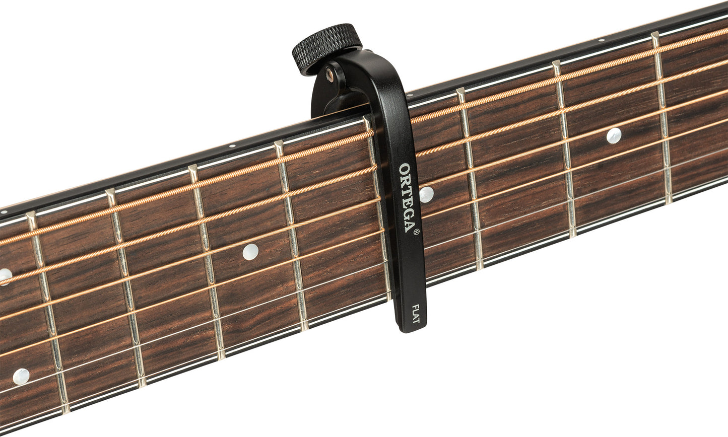 ORTEGA Pro Series Flat Capo - Schwarz