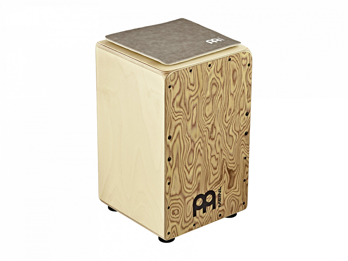 MEINL Percussion Kunstleder Sitz für Cajons - grau
