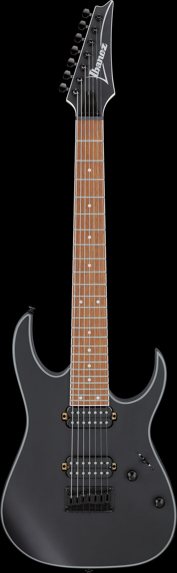 IBANEZ RG Electric Guitar 7-String - Black Flat