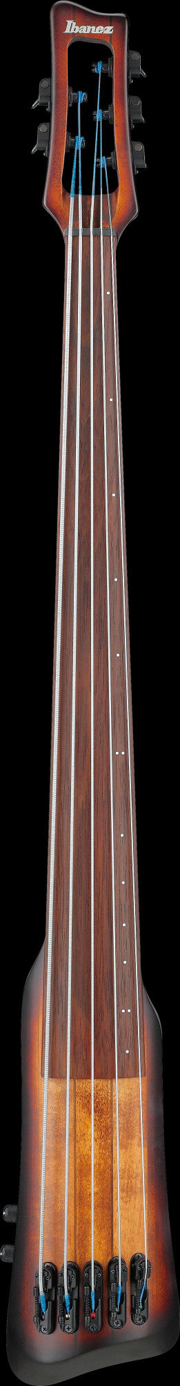 IBANEZ Bass Workshop Elektronischer Kontrabass 5-String - Mahogany Oil Burst + Gigbag & TAMA Roadpro Ständer