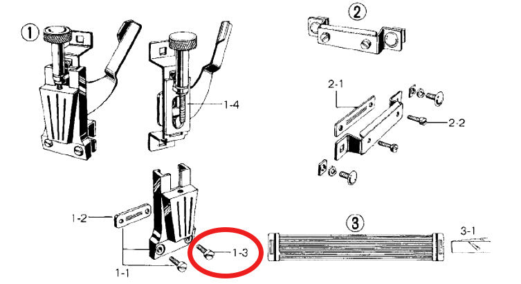 TAMA Strap Hold Screw for 6340 Upright Snare Strainer & Butt