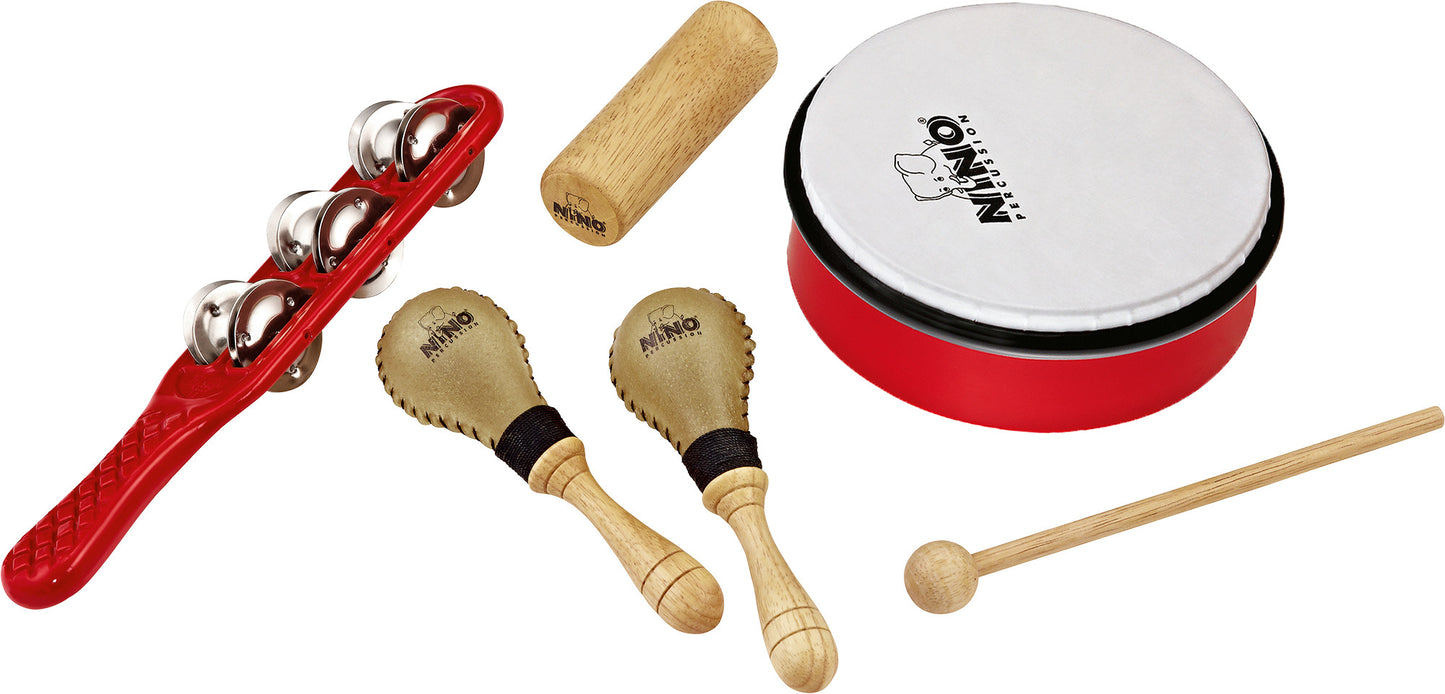 NINO Percussion Rhythmussortiment - 5 teilig