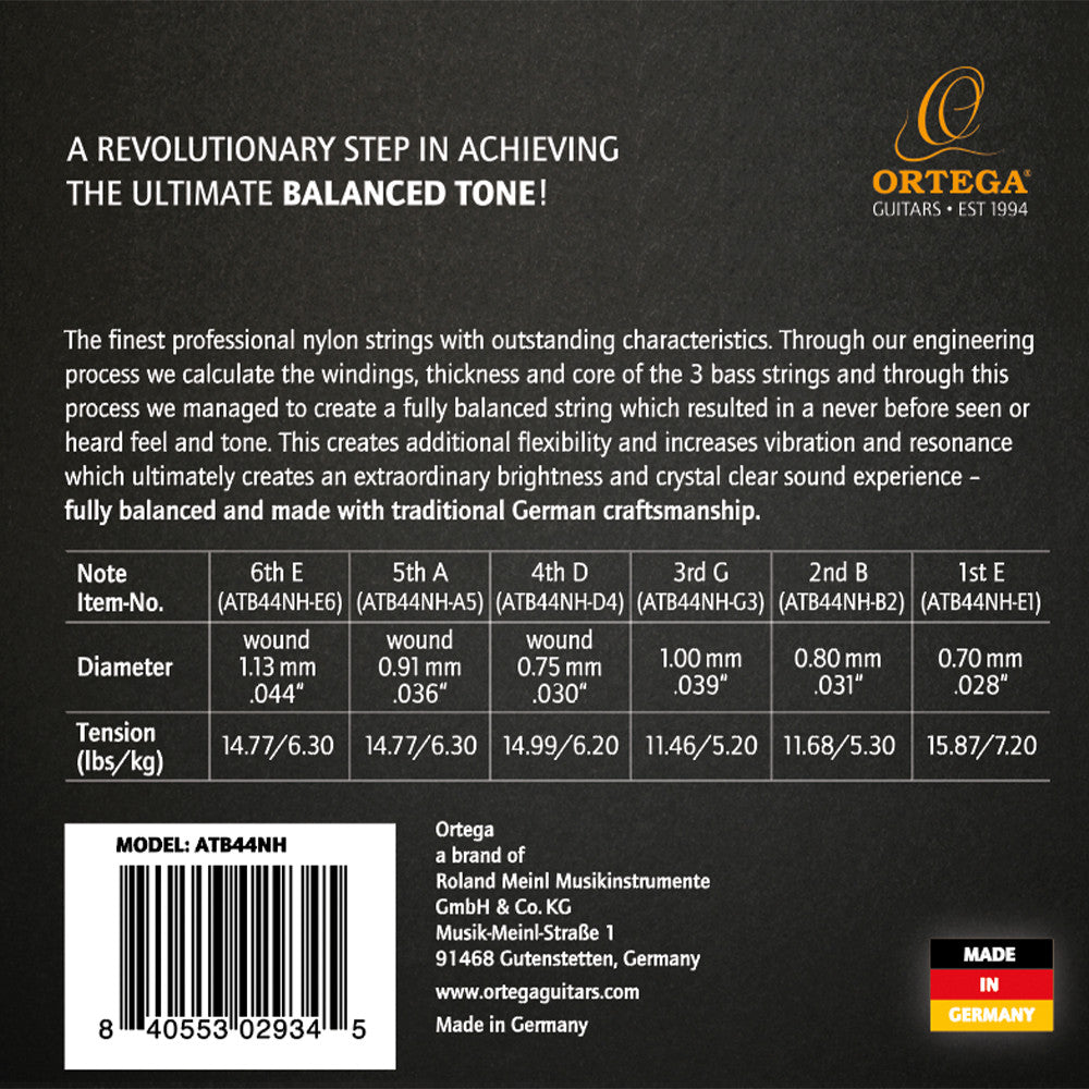 ORTEGA Atmosphere Balance Serie Nylon String Set - Hard Tension