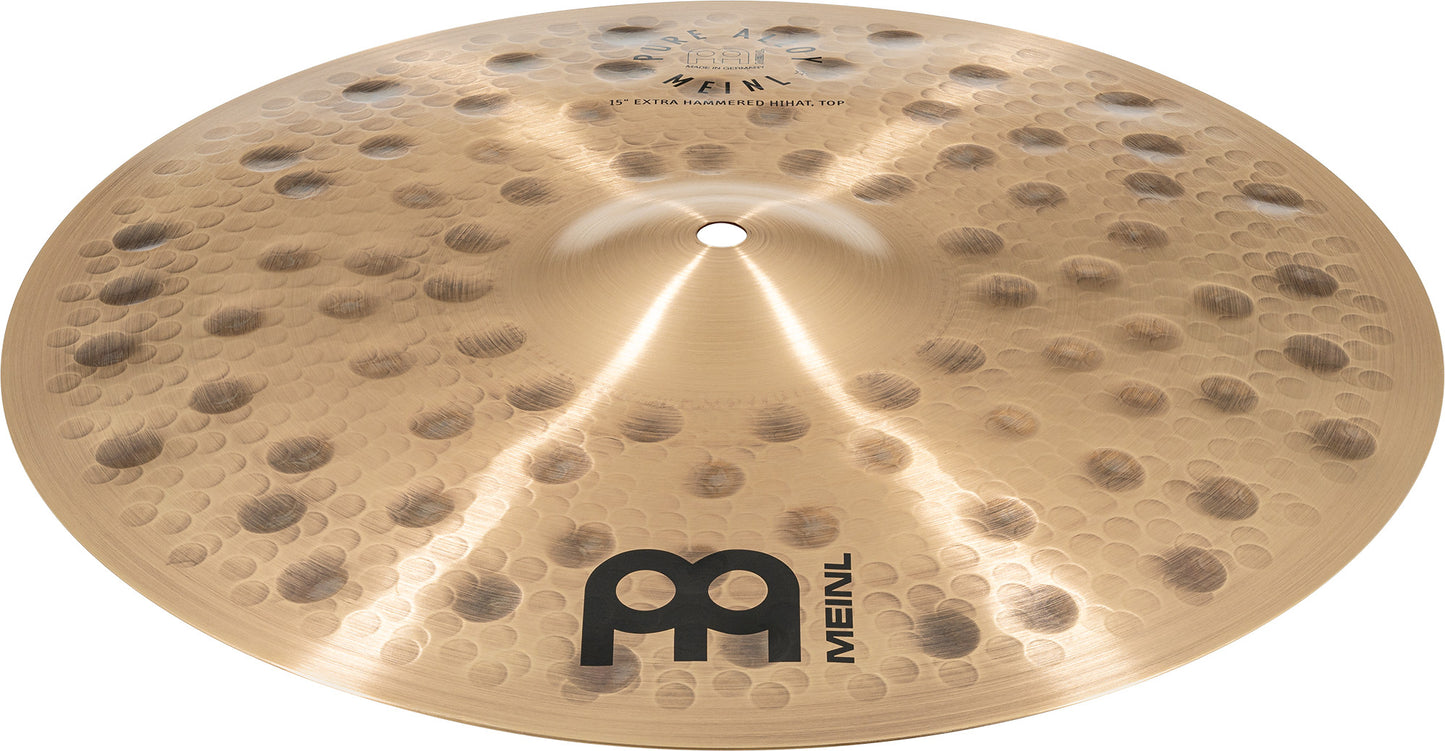 MEINL Cymbals Pure Alloy Extra Hammered Hihat - 15"