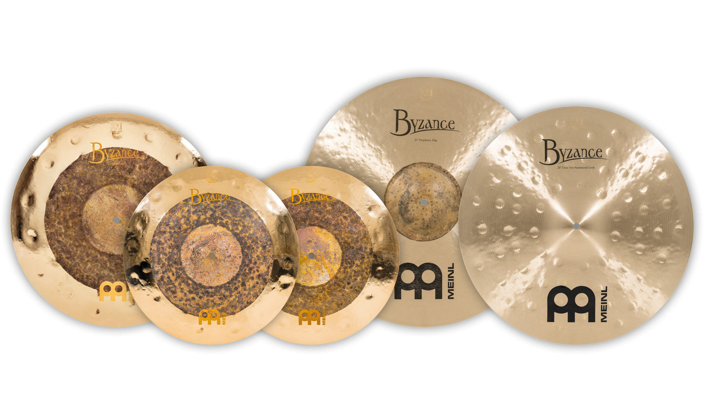 MEINL Cymbals Byzance Assorted Cymbal Set