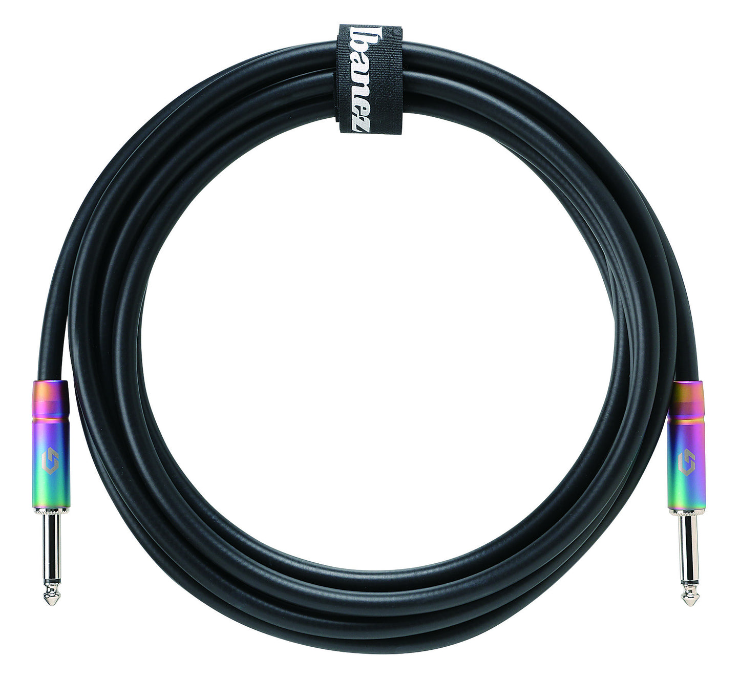 IBANEZ GLIDELINE Serie Instrumentenkabel 3,05m 2 gerade Stecker, schwarz
