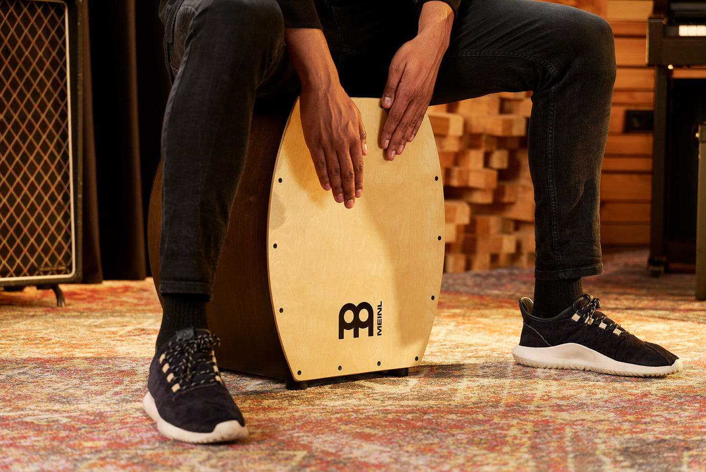 MEINL Percussion Bass Series Jumbo Arch Bass Cajon - Maple