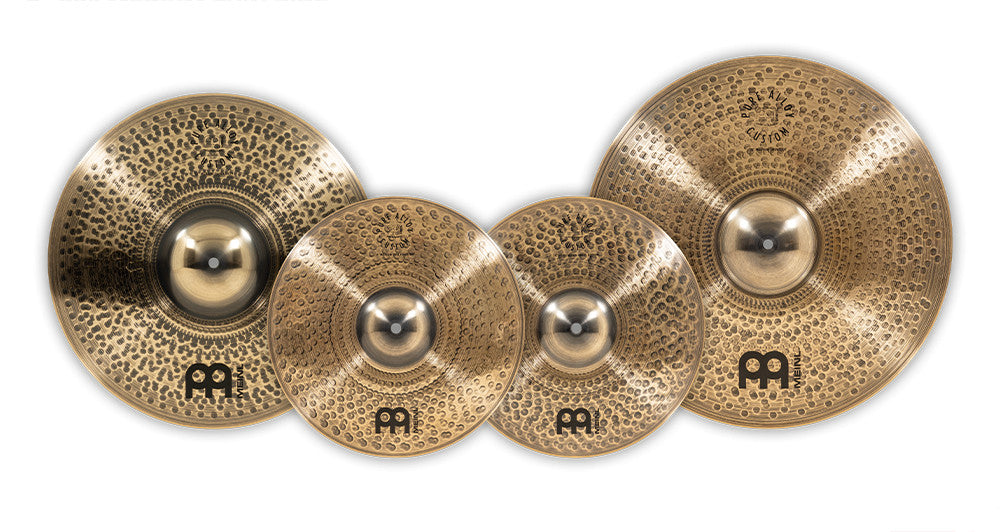 MEINL Cymbals Pure Alloy Custom Cymbal Set - 14” / 18” / 20”