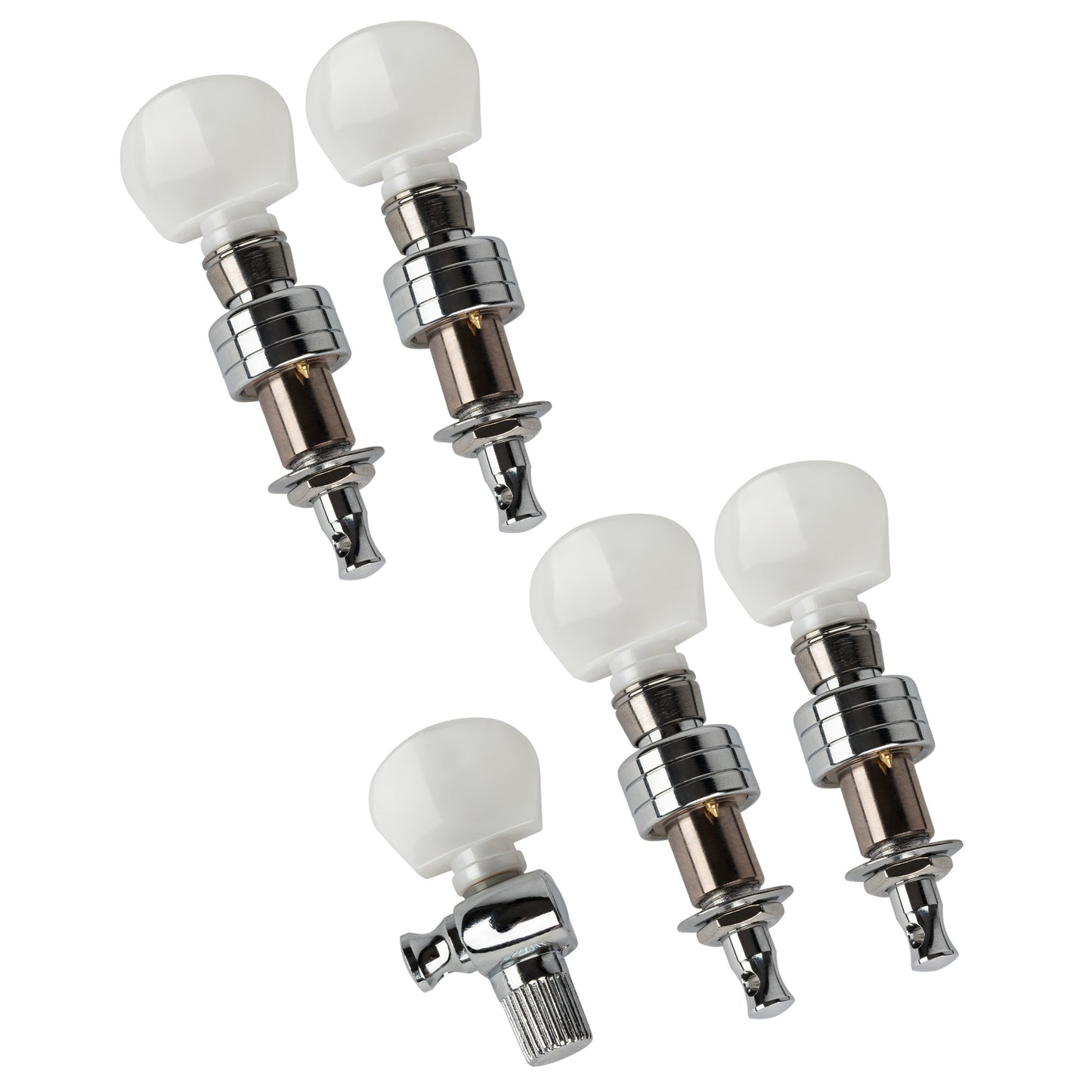 ORTEGA 4+1 Banjo Tuning Machines - Chrom