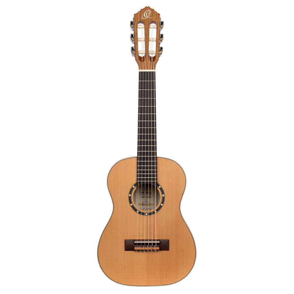 ORTEGA Family Series 1/4 Konzertgitarre 6 String Lefty - Zeder / Mahagoni Natur + Bag