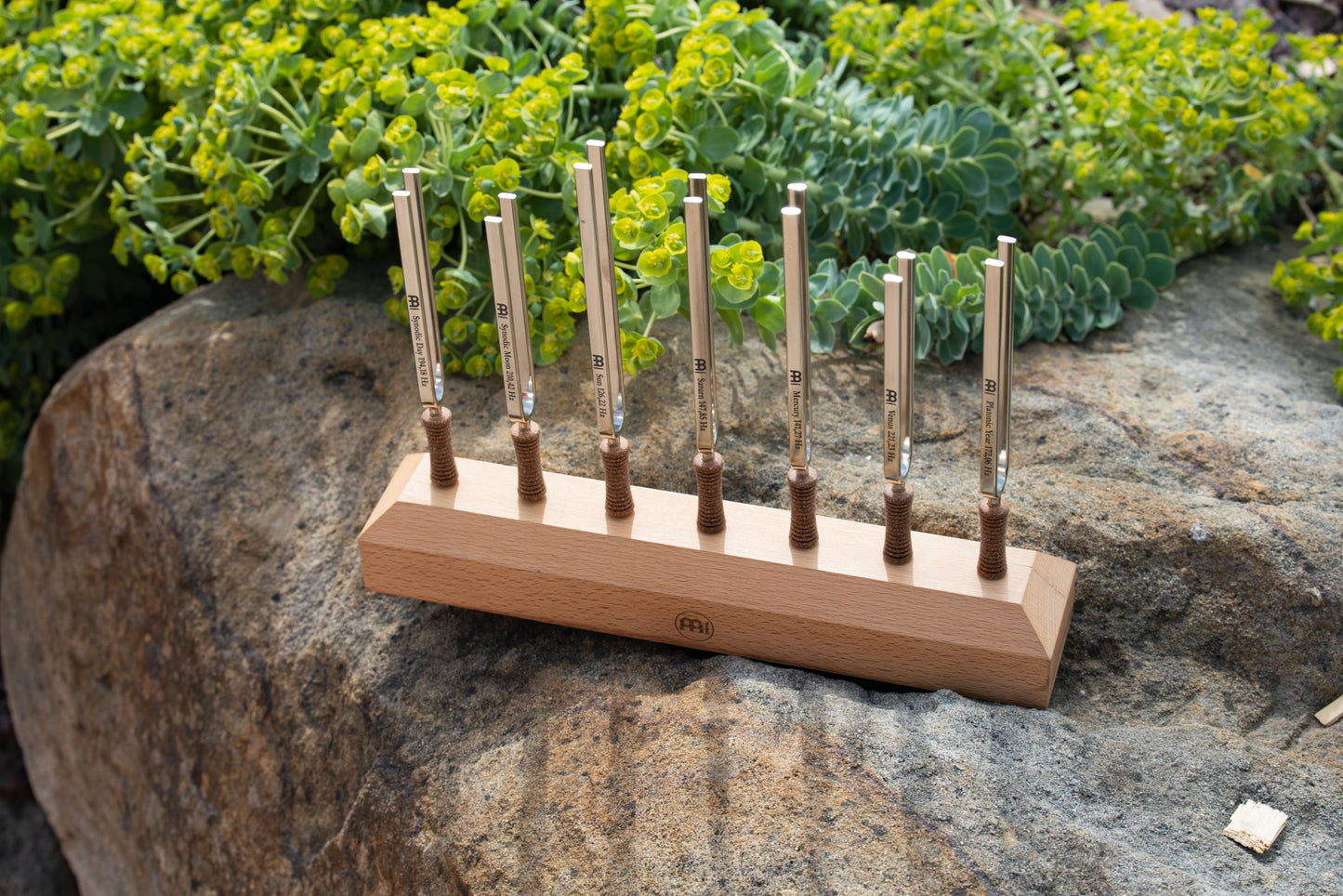 MEINL Sonic Energy Planetary Tuned Tuning Forks - Chakra Set - Content: 7 Tuning Forks, inlcuding Stand