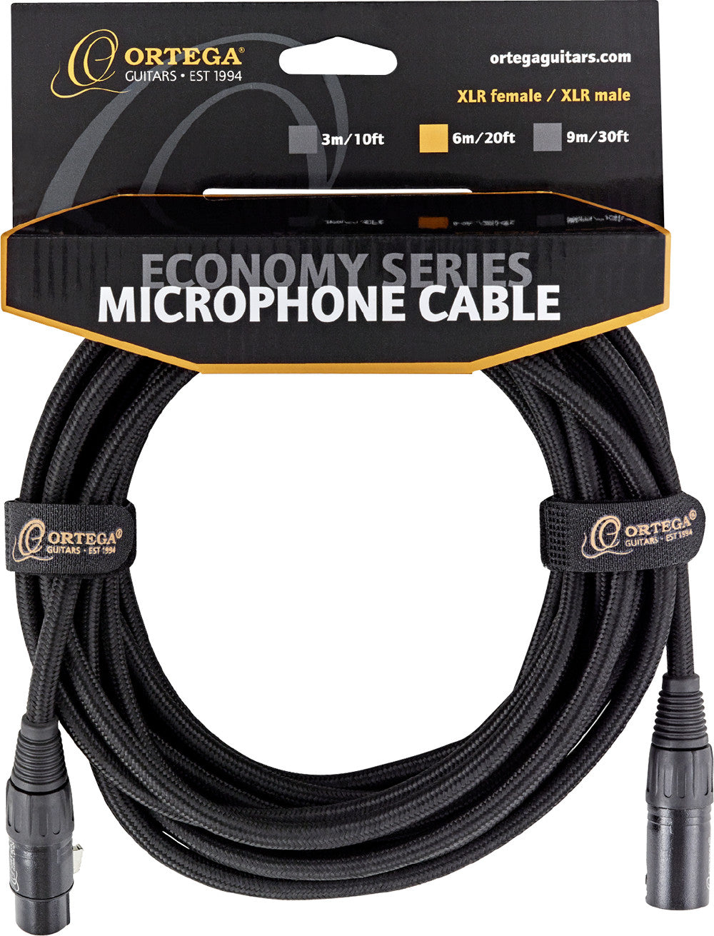 ORTEGA Economy Series XLR Male/XLR Female Mikrofonkabel