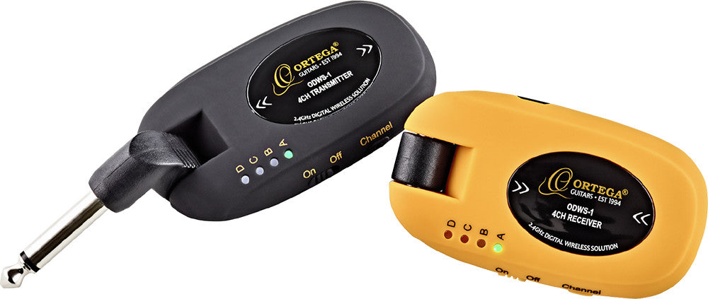 ORTEGA Digital Wireless System - 4 Kanäle / 2,4 Ghz / wiederaufladbar + USB Kabel