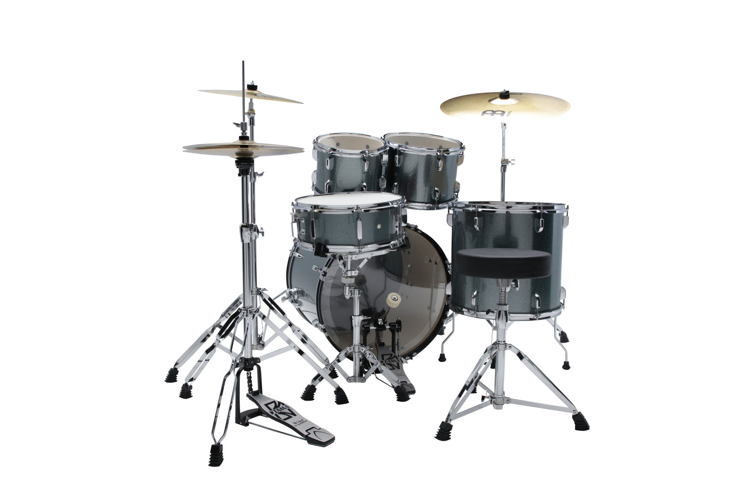TAMA Stagestar Drum Set 5 teilig (22" BD) - Sea Blue Mist/Chrom HW + MEINL Cymbals BCS Cymbal Set