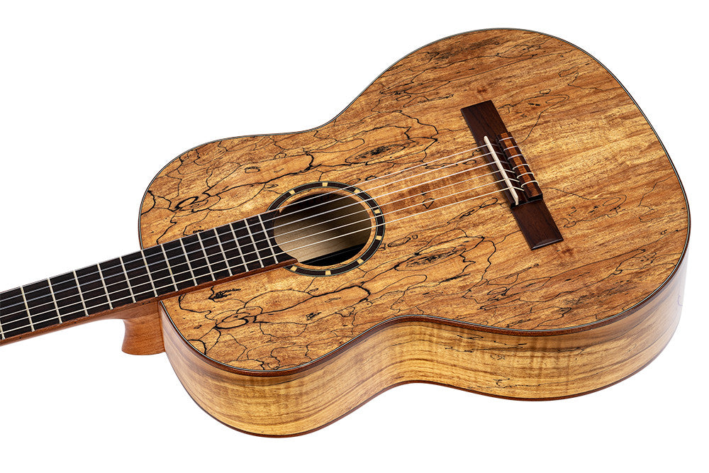 ORTEGA The Private Room 4/4 Nylon String Guitar 6-String - Spalted Maple Natural + Gig Bag