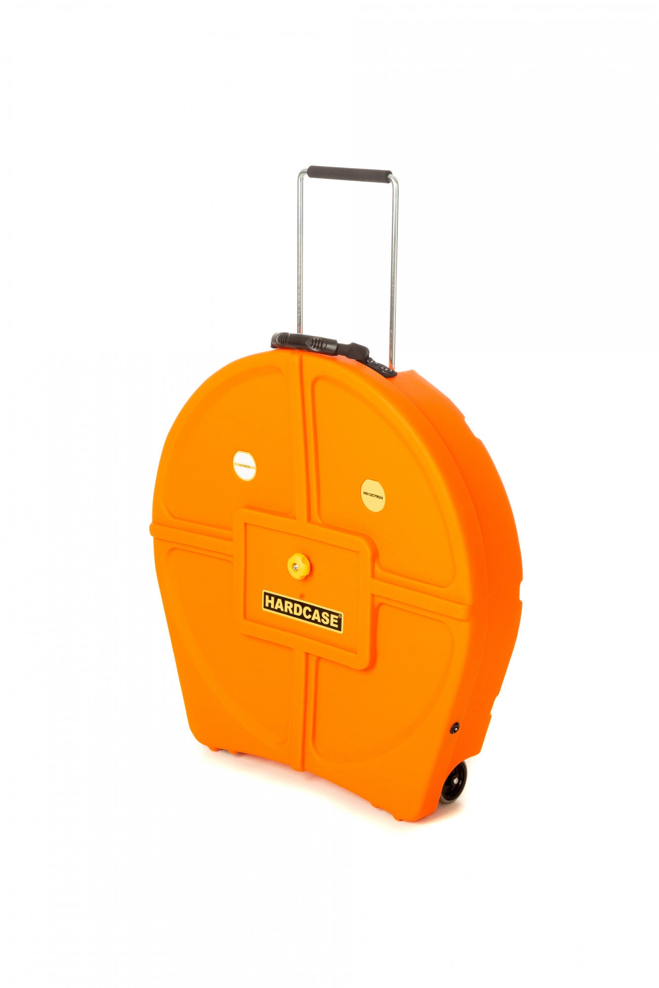 HARDCASE Cymbal Trolley-Case 24" für 12 Becken - Orange