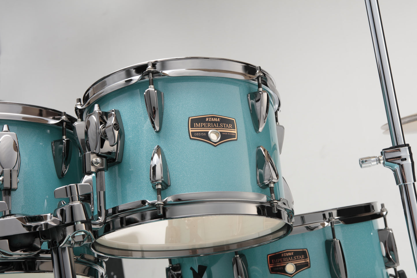TAMA Imperialstar Drum Set 5 pcs - Sky Blue Mist/Chrome HW + MEINL Cymbals HCS Cymbal Kit/Stage Master Double-Braced Hardware Kit