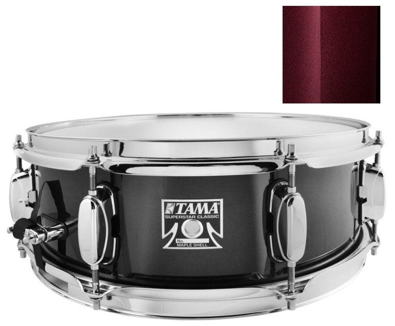 TAMA Superstar Classic Snare Drum - 14" x 5" Dark Red Sparkle