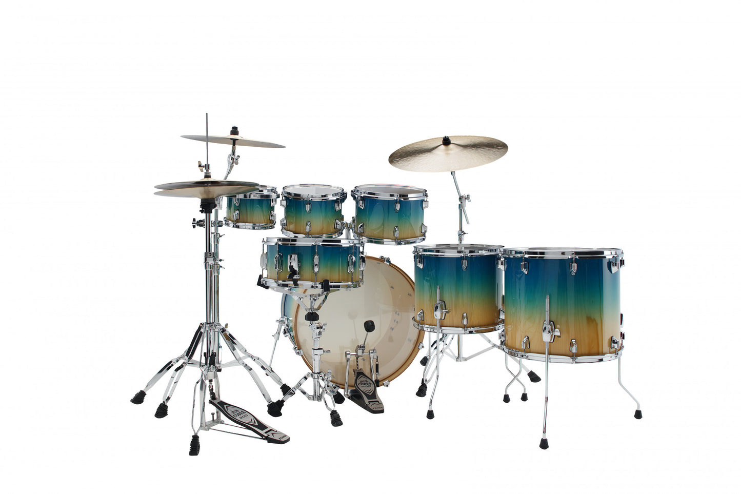 TAMA Superstar Classic Shell Kit 7 teilig - Caribbean Lacebark Pine Fade/Chrom HW