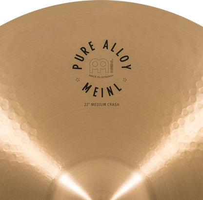 MEINL Cymbals Pure Alloy Medium Crash - 22"