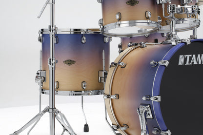 TAMA Starclassic Walnut/Birch Lacquer Shell Kit 4 pcs - Satin Purple Atmosphere Fade/Chrome HW
