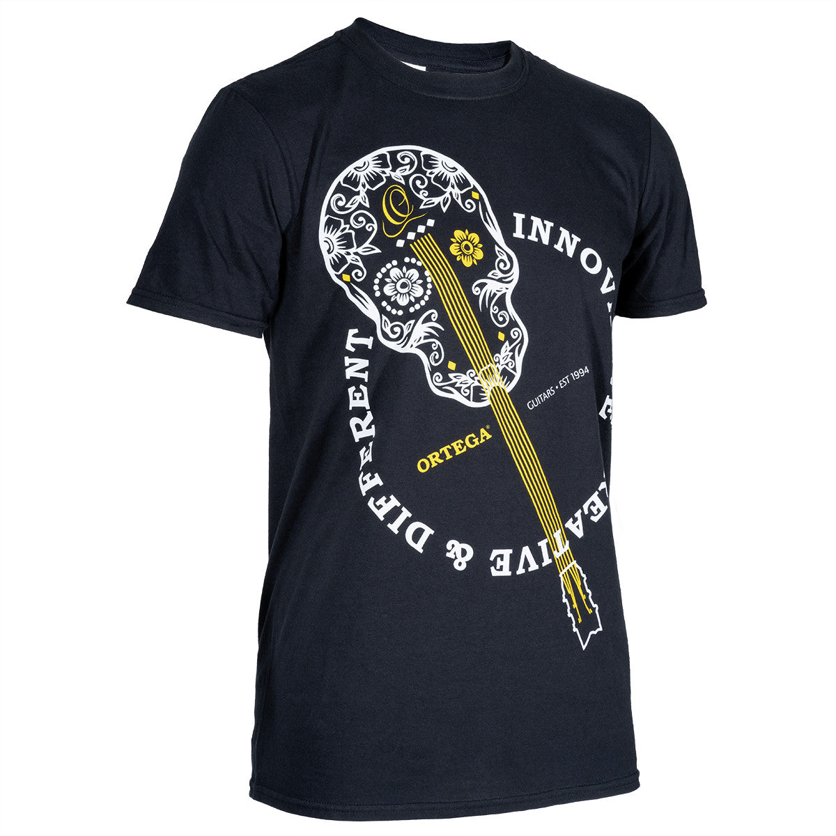 ORTEGA T-Shirt "Skull" - Black Size S