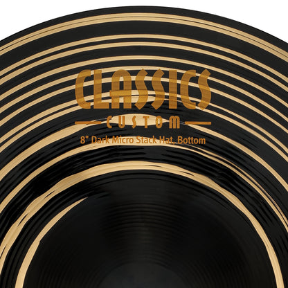 MEINL Cymbals Classics Custom Dark Micro Stack Hats - 8"
