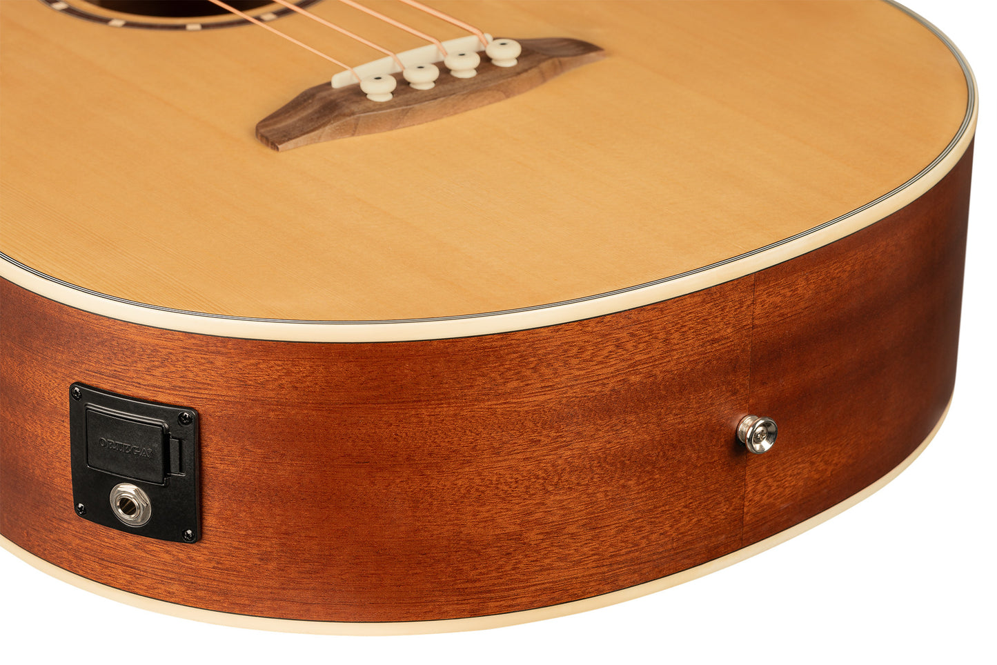 ORTEGA Deep Series Acoustic Bass 4-String Lefty - Medium Scale