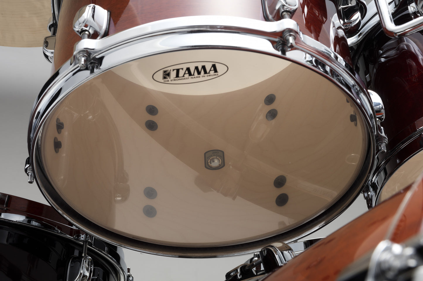 TAMA Starclassic Performer Shell Kit 4 pcs - Dark Cherry Fade/Chrome HW