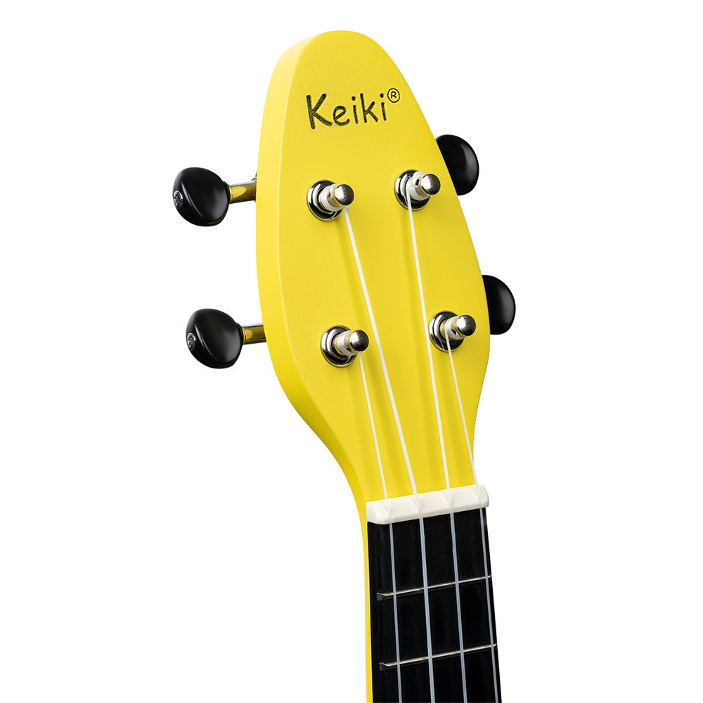 KEIKI K2 Serie Sopran Ukulele Set - Agathis / ABS Lemon Grass