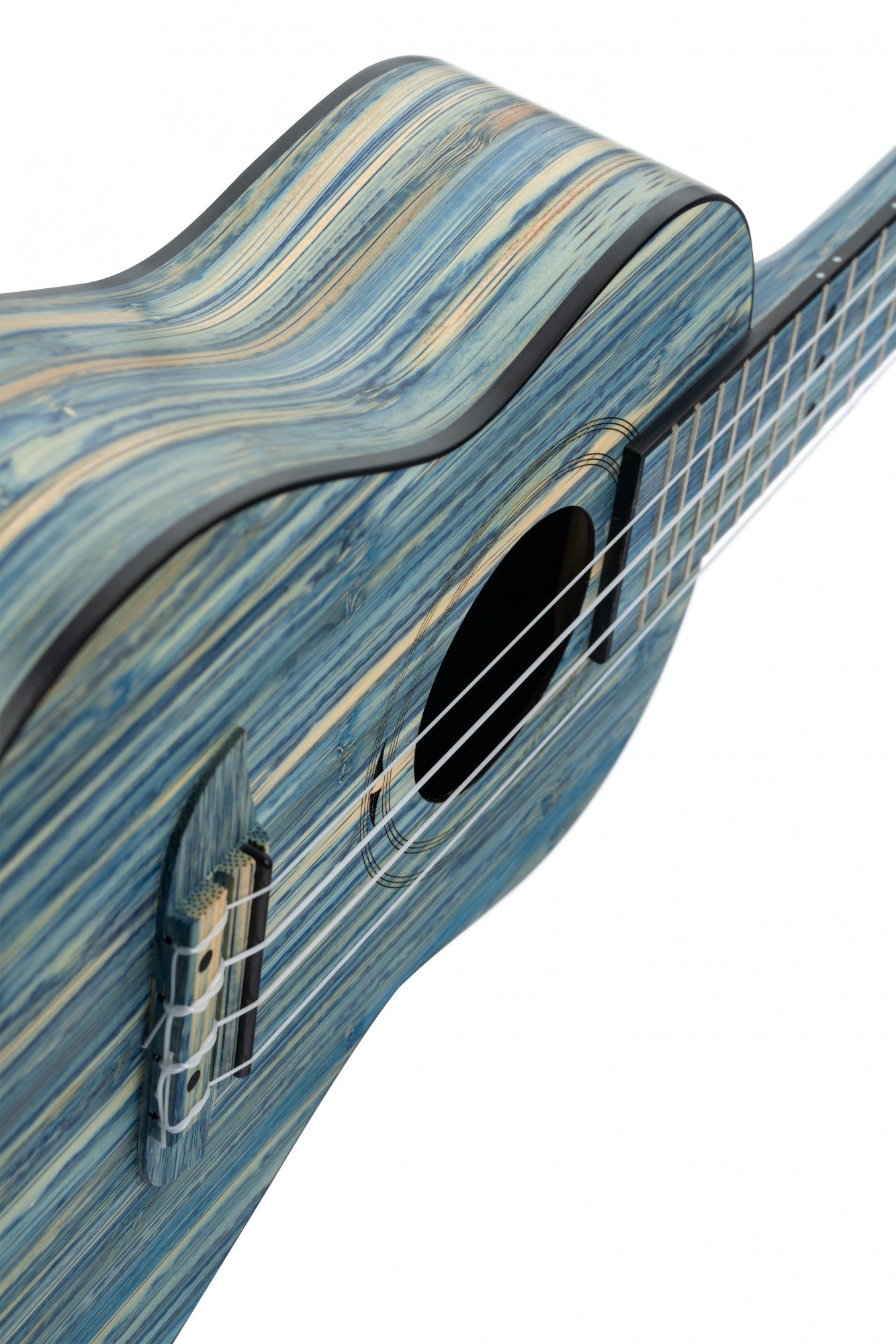 ORTEGA Bamboo Serie Konzert Ukulele 4 String - Solid Bamboo Stonewashed + Bag